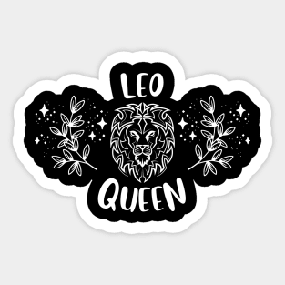 Leo Queen Sticker